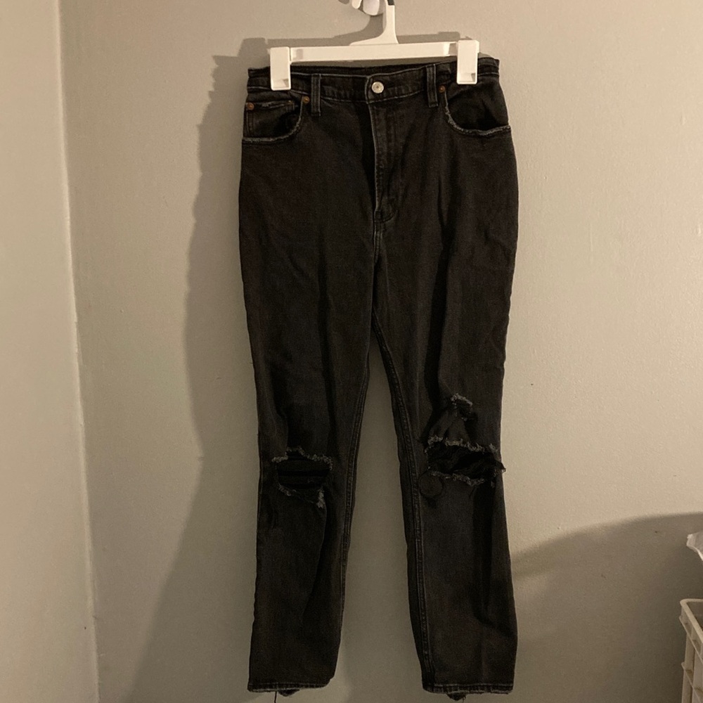 Abercrombie & Fitch Black Denim Pants